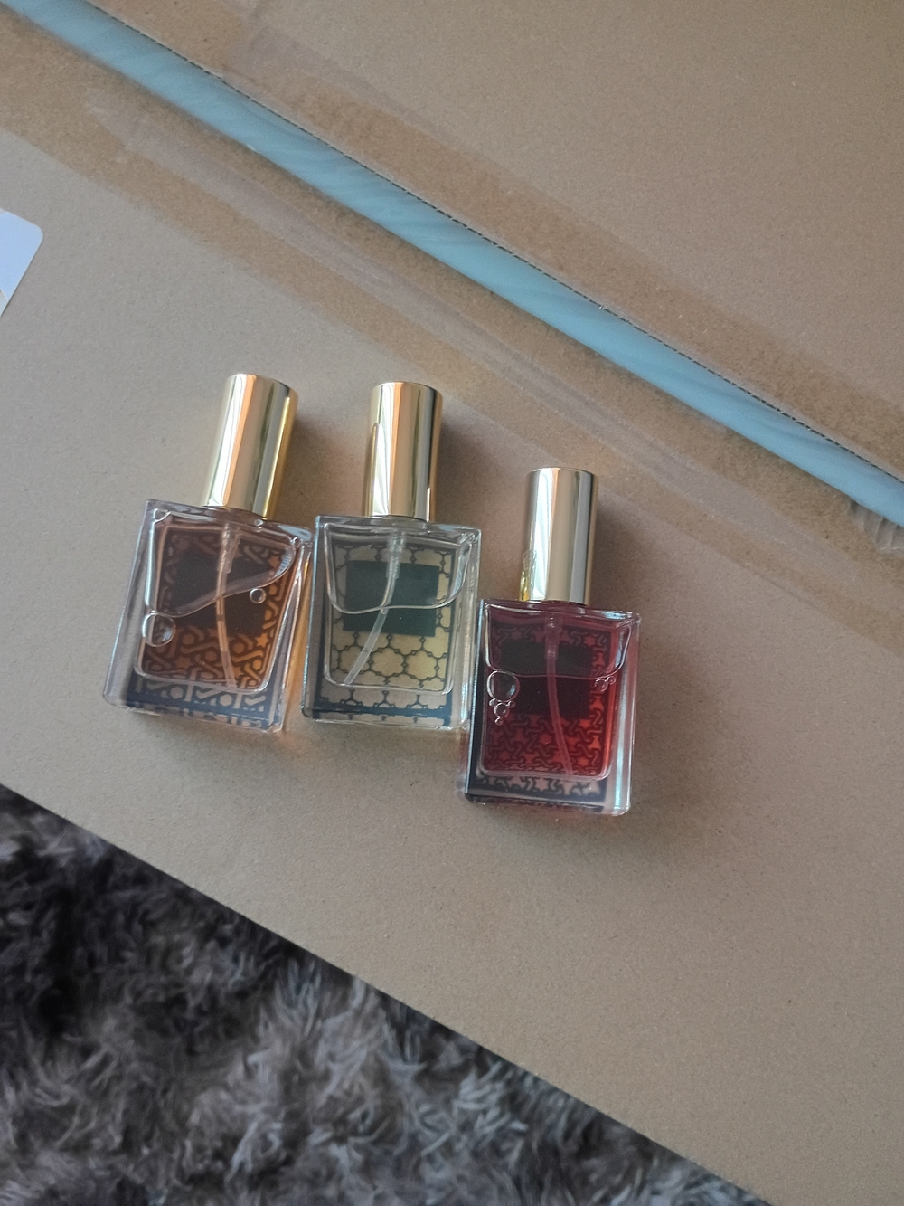 Women’s Bath & Body Fragrance Oil Trio - Amber, Clear, Red